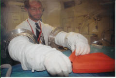 At JSC astronaut training facilities