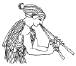 image of aulos player