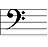 image of bass clef