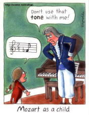 Mozart Cartoon