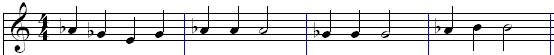 score for 4th song